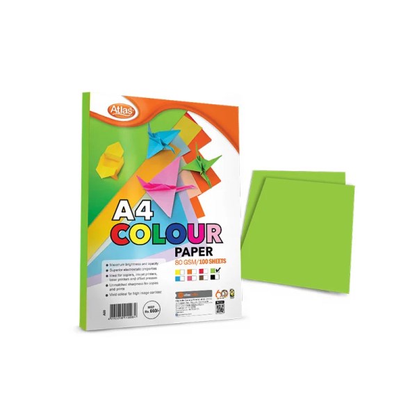 Atlas Colour Paper A4 – Green