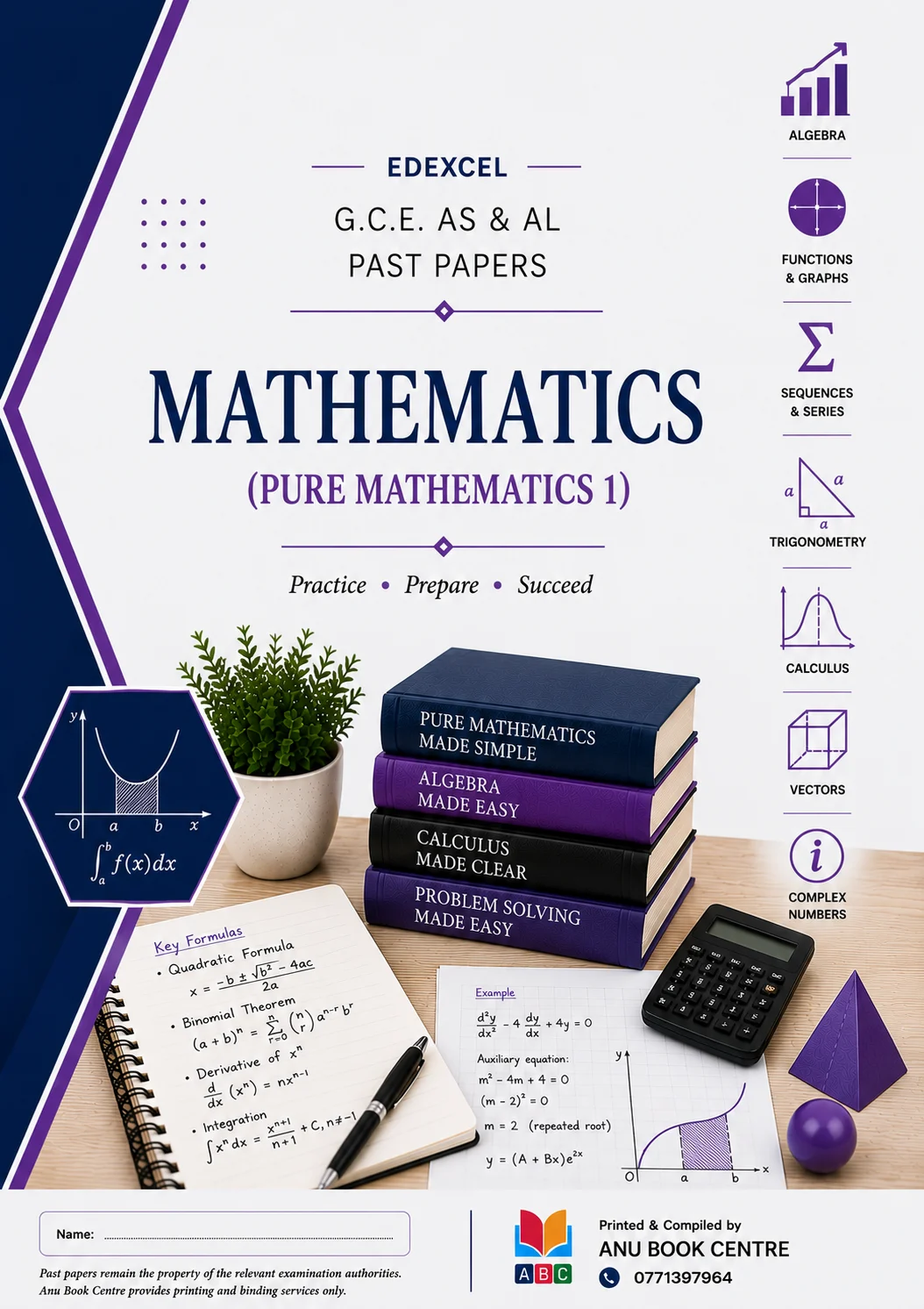 Edexcel AS Mathematics - Pure 1 (P1) Past Papers
