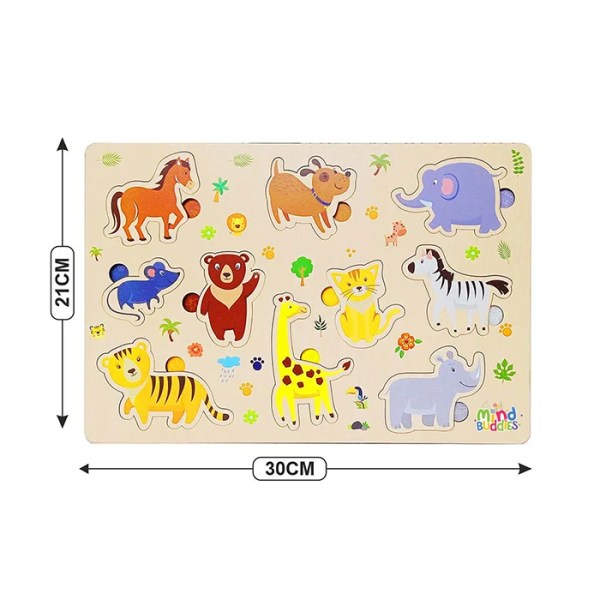 Wooden Puzzle Animals