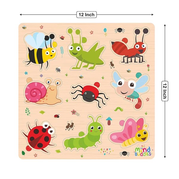 Wooden Puzzle Insects