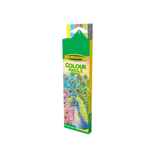 Homerun 6 Colour Pencil