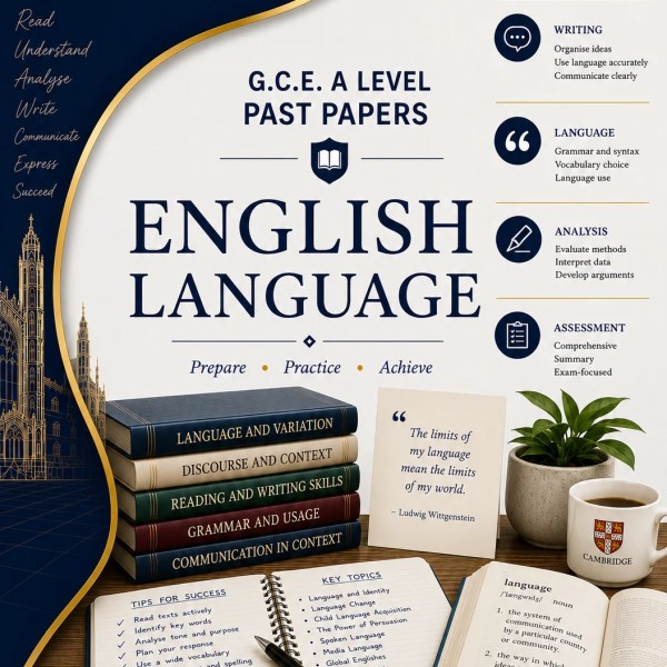 Cambridge International A Level English Language (9093) Past Papers