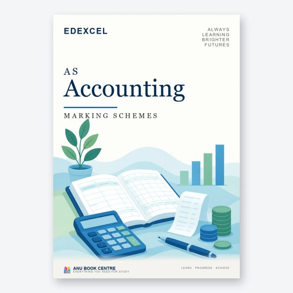 Edexcel International Advanced Level AS Accounting Mark Schemes – Printed & Bound - cover